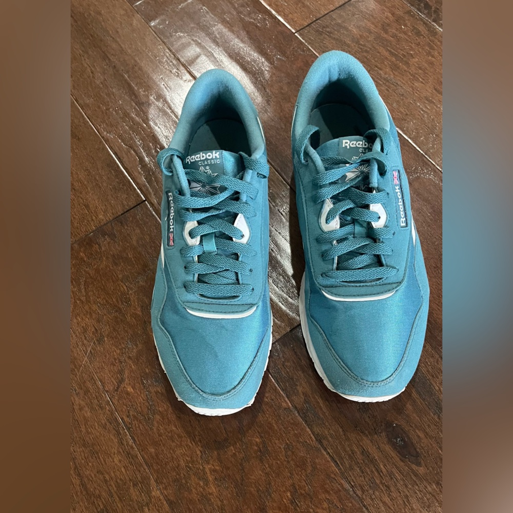 Reebok Classic Nylon Sneakers in Mineral Mist - Picture 8 of 8